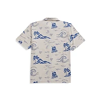 Arvid Waves Hawaii Print Shirt