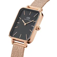 Quadro Melrose Rose Goldtone Stainless Steel Bracelet Watch DW00100432