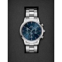 Iconic Chrono Stainless Steel Bracelet Watch DW00100644