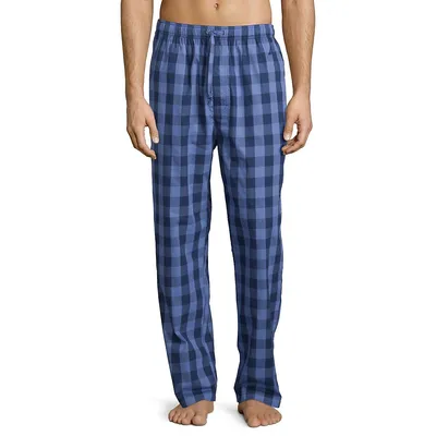 Pantalon de pyjama tissé à gros carreaux