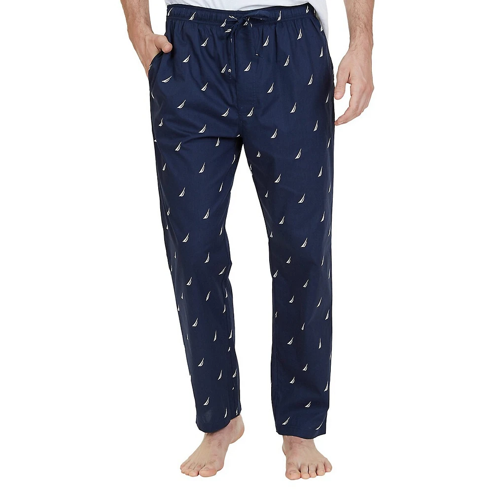 Polo Ralph Lauren Cotton Logo Print Pajama Pants