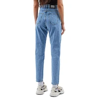 Nora High-Rise Tapered-Leg Mom Jeans