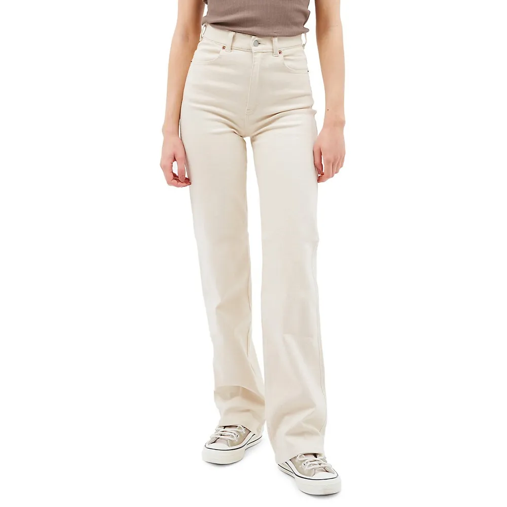 Moxy High-Rise Straight-Fit Jeans