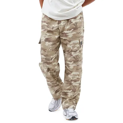 Pantalon cargo ample à motif camouflage Calder