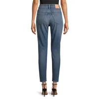 Mid-Rise Slim-Fit Jeans