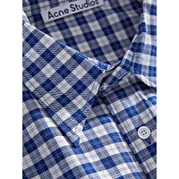 Check-Print Short-Sleeve Shirt