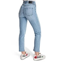 Dkny Jeans High Rise Slim Straight