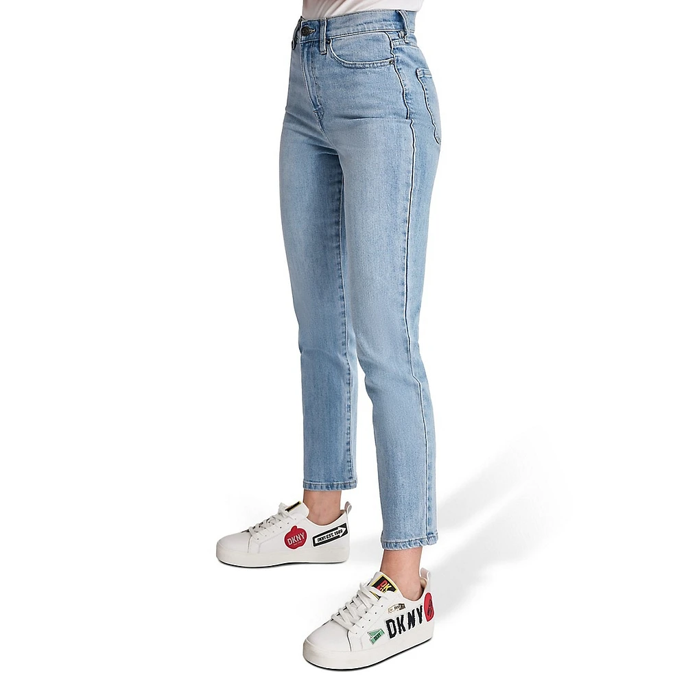 Dkny Jeans High Rise Slim Straight