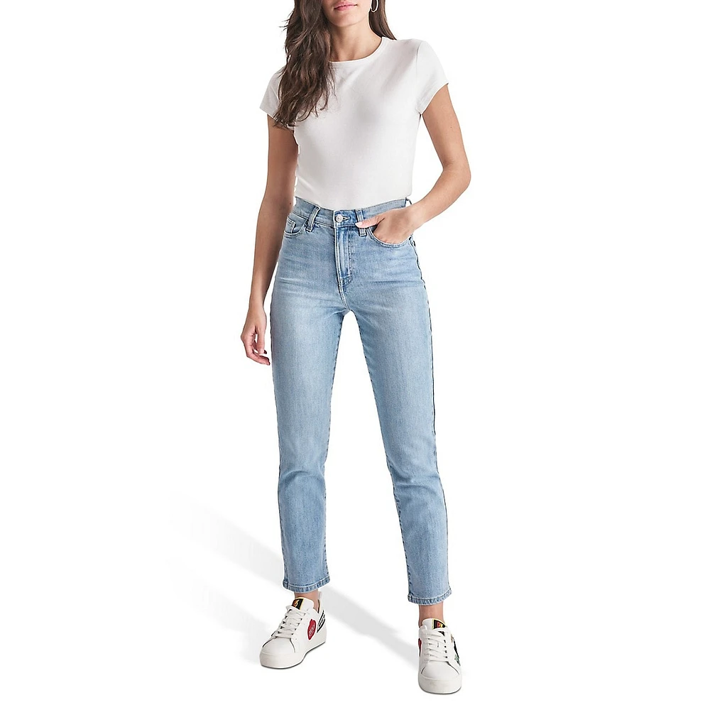 Jean slim taille haute Dkny coupe droite