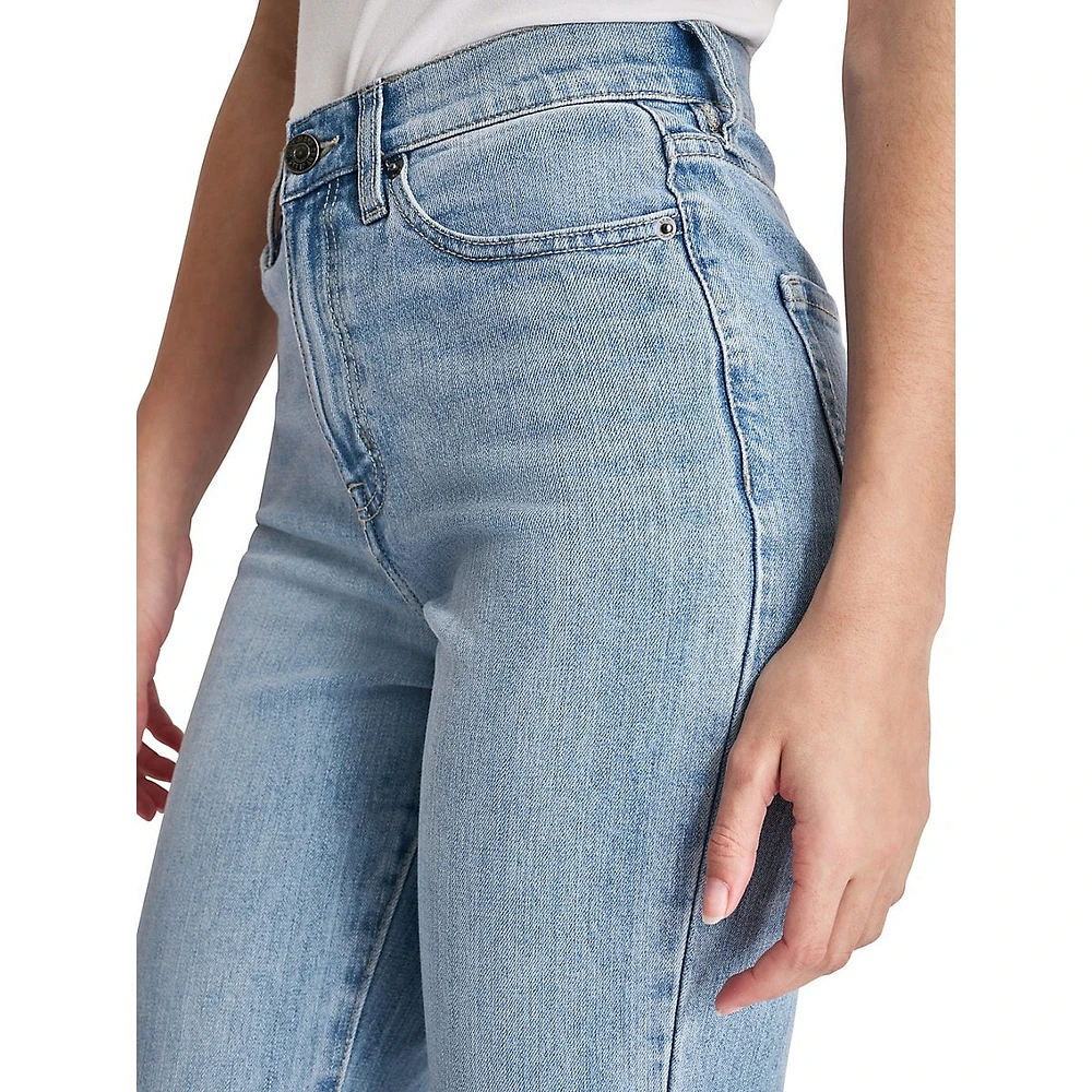 Dkny Jeans High Rise Slim Straight