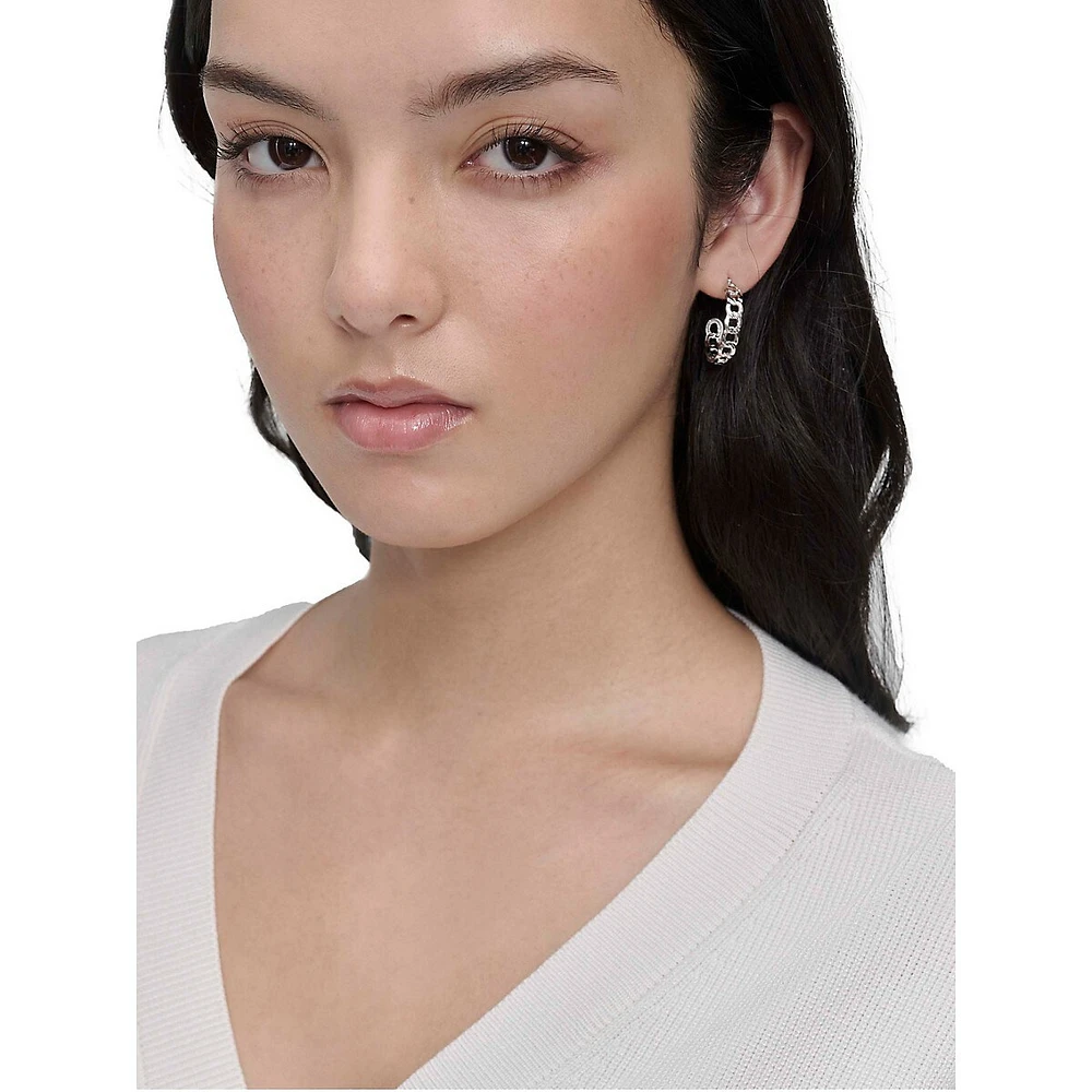 V-Neck Ribbed Sweater With Satin Pockets