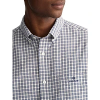 Small Tartan Regular-Fit Twill Shirt