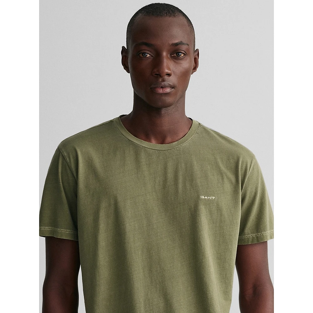 Relaxed-Fit Sunfaded Crewneck T-Shirt