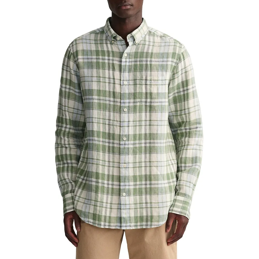 Linen Madras Shirt