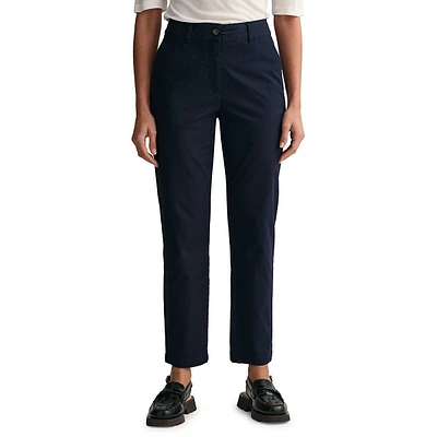 Slim-Fit Ankle Chinos