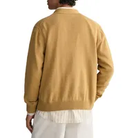 Relaxed Letterman Cardigan