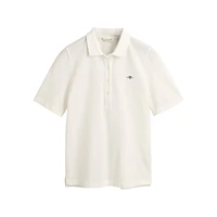 Slim Shield Short-Sleeve Piqué Polo Shirt