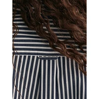 Striped Poplin Shirt