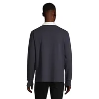 Long-Sleeve Colourblock Rugger Shirt