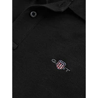 Shield Short-Sleeve Piqué Polo Shirt