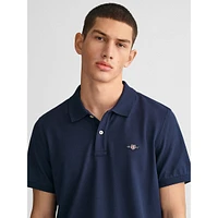 Shield Short-Sleeve Piqué Polo Shirt