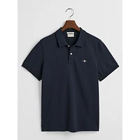 Shield Short-Sleeve Piqué Polo Shirt