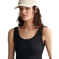 Slim-Fit Rib Tank Top
