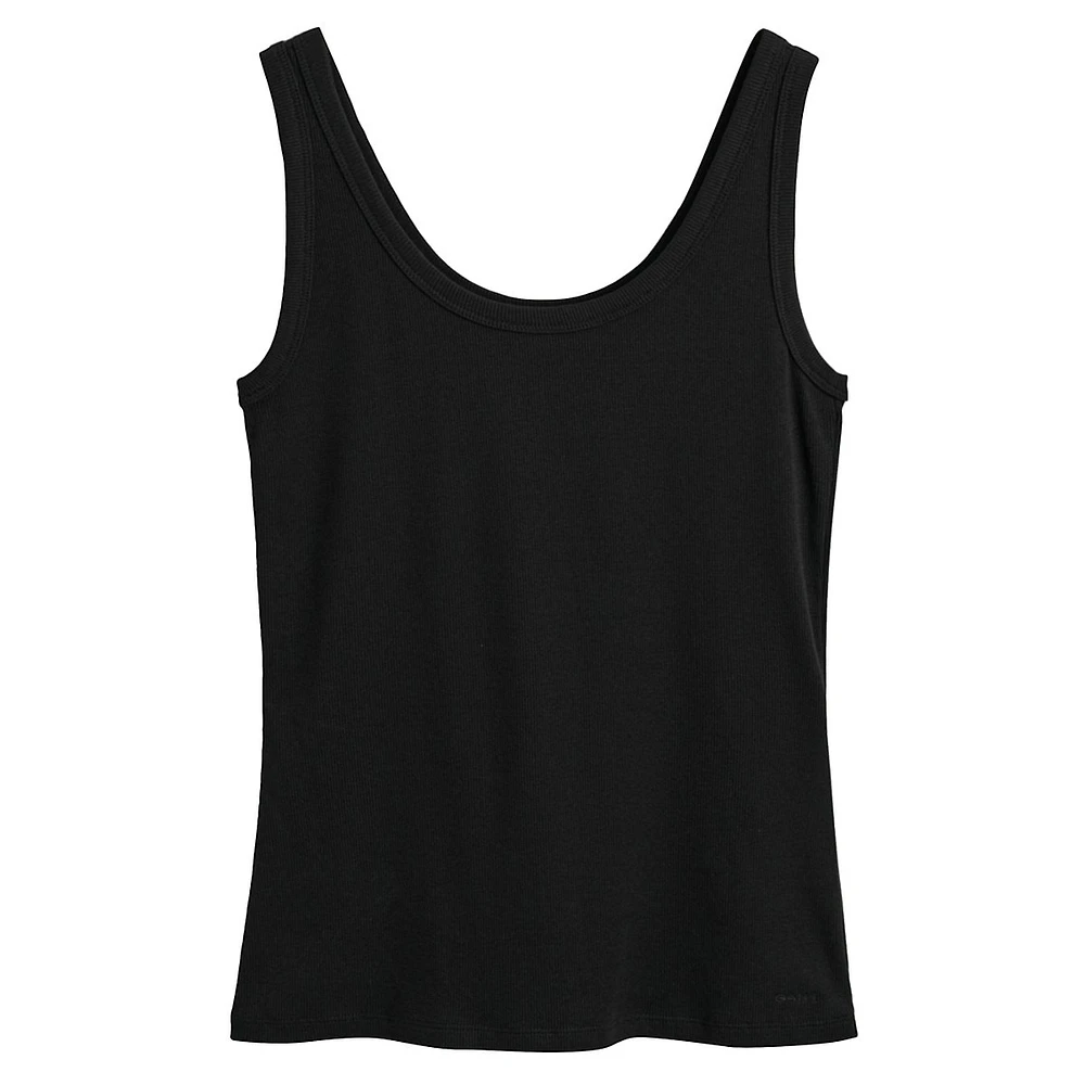 Slim-Fit Rib Tank Top