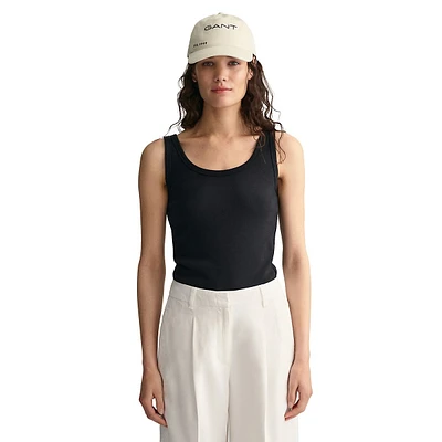 Slim-Fit Rib Tank Top