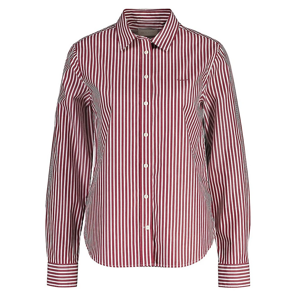 Striped Poplin Shirt