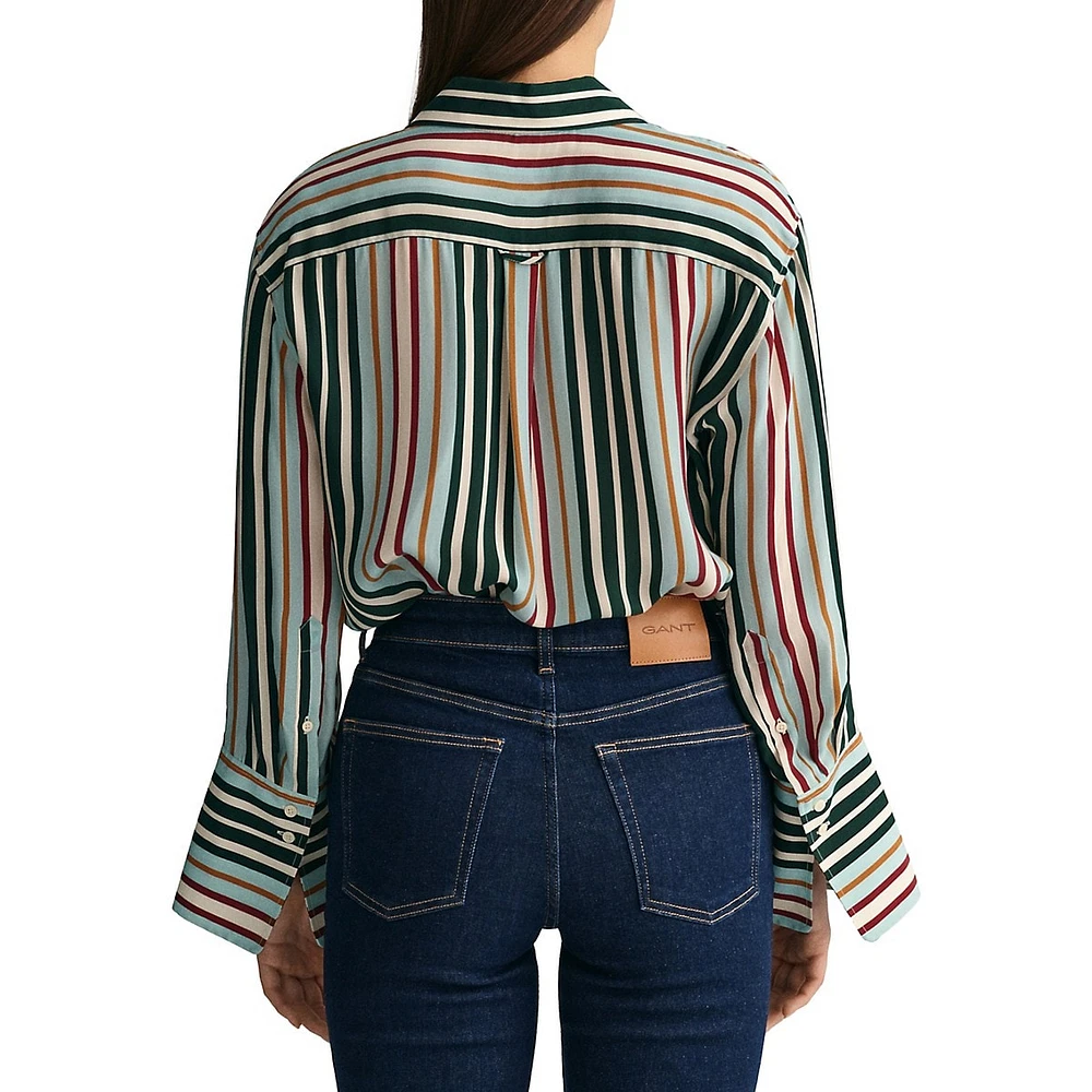 Relaxed Multi-Striped Shirt