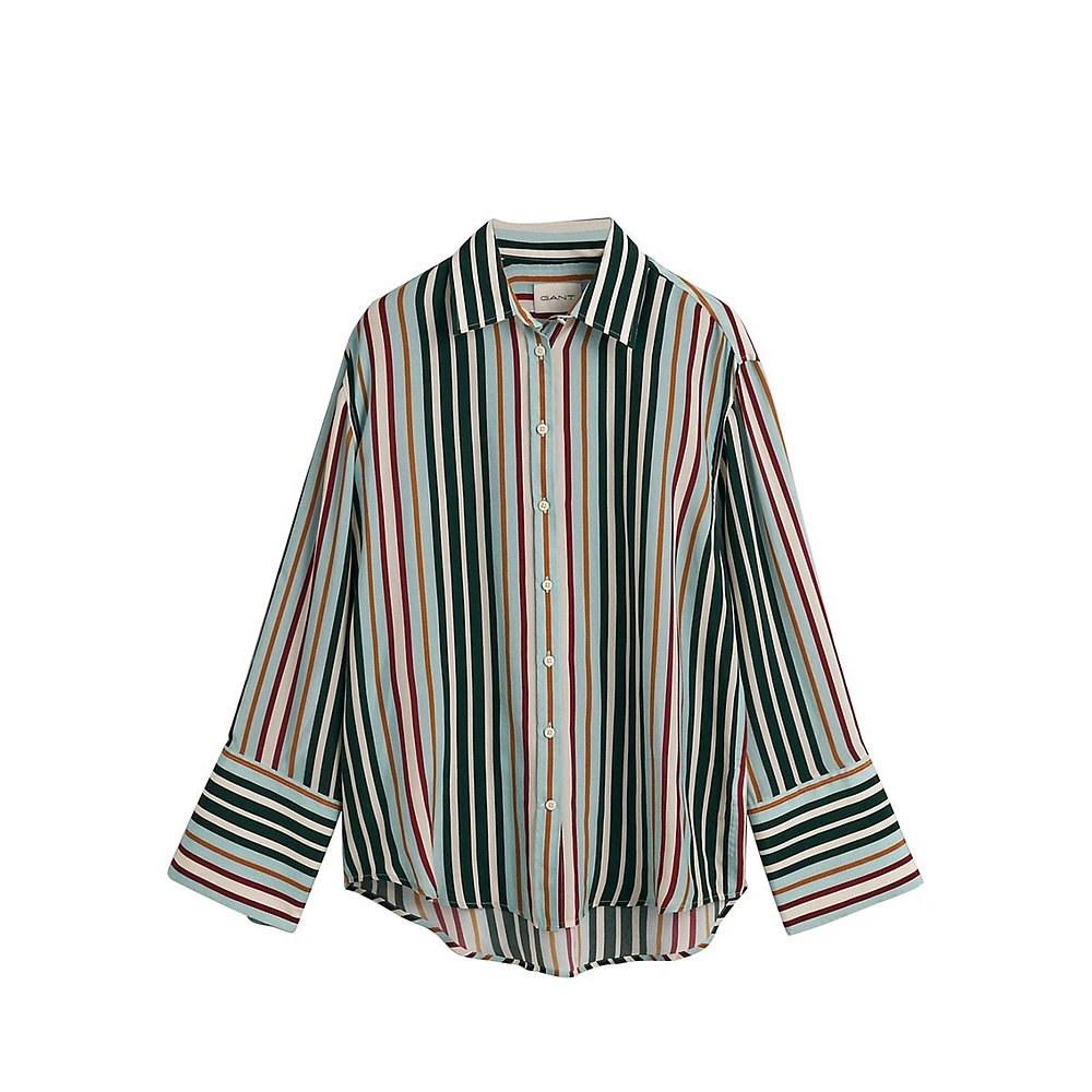 Relaxed Multi-Striped Shirt