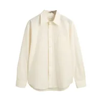 Relaxed Cotton-Silk Shirt