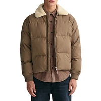 Flannel Padded Puffer Jacket
