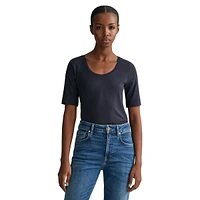 Slim Scoopneck T-Shirt