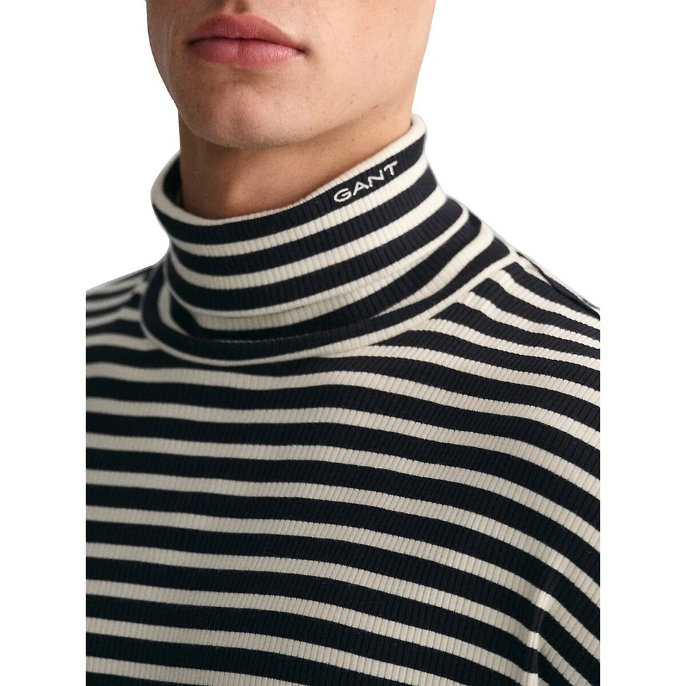 Striped Turtleneck