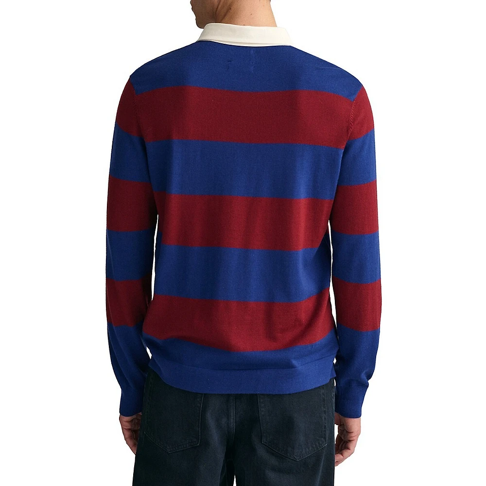 Barstripe Merino Wool Rugby Shirt