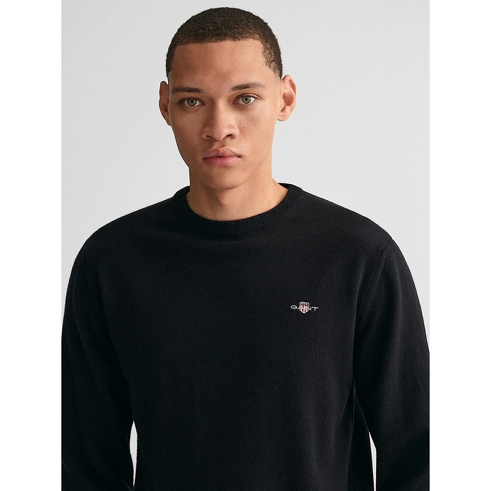 Superfine Lambswool Crewneck Sweater