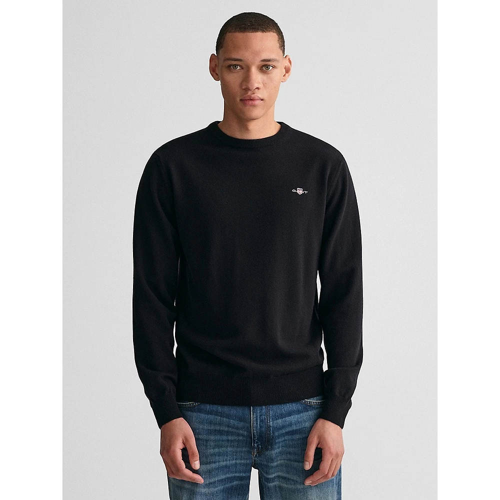 Superfine Lambswool Crewneck Sweater