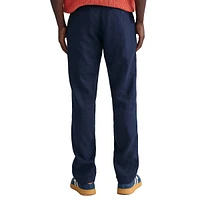 Relaxed Linen Drawstring Pants
