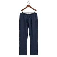 Relaxed Linen Drawstring Pants