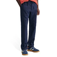 Relaxed Linen Drawstring Pants