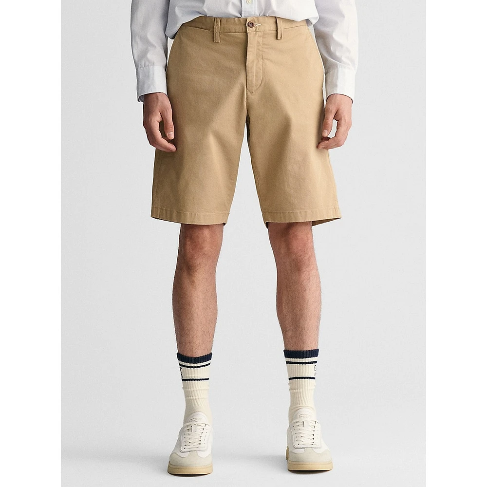 Relaxed Twill Shorts