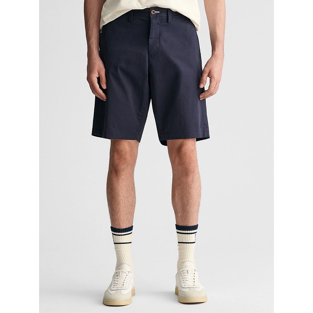 Relaxed Twill Shorts