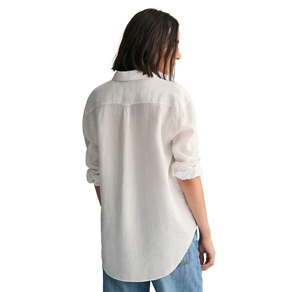 Relaxed-Fit Linen Shirt