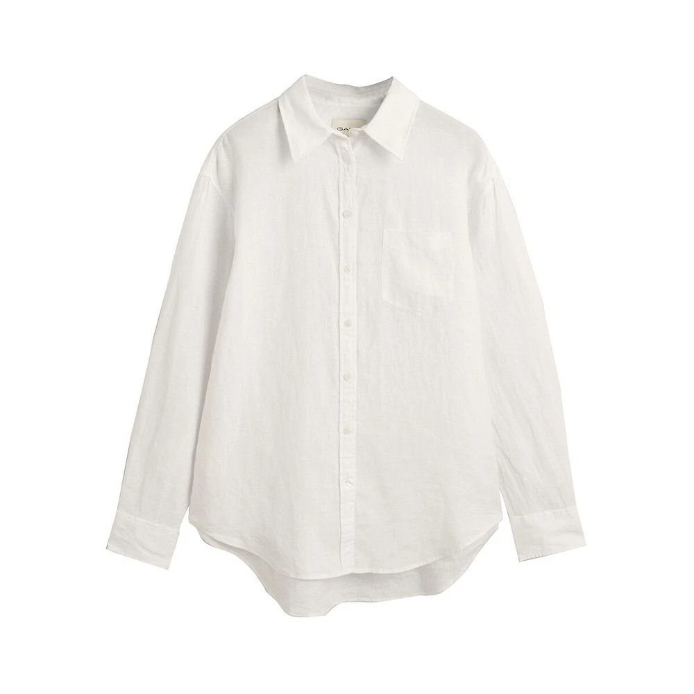 Relaxed-Fit Linen Shirt