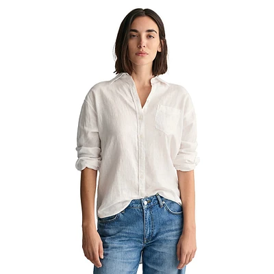 Relaxed-Fit Linen Shirt