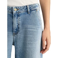 Low-Rise Wide-Leg Jeans