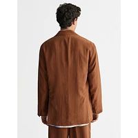 Relaxed Silk Blazer