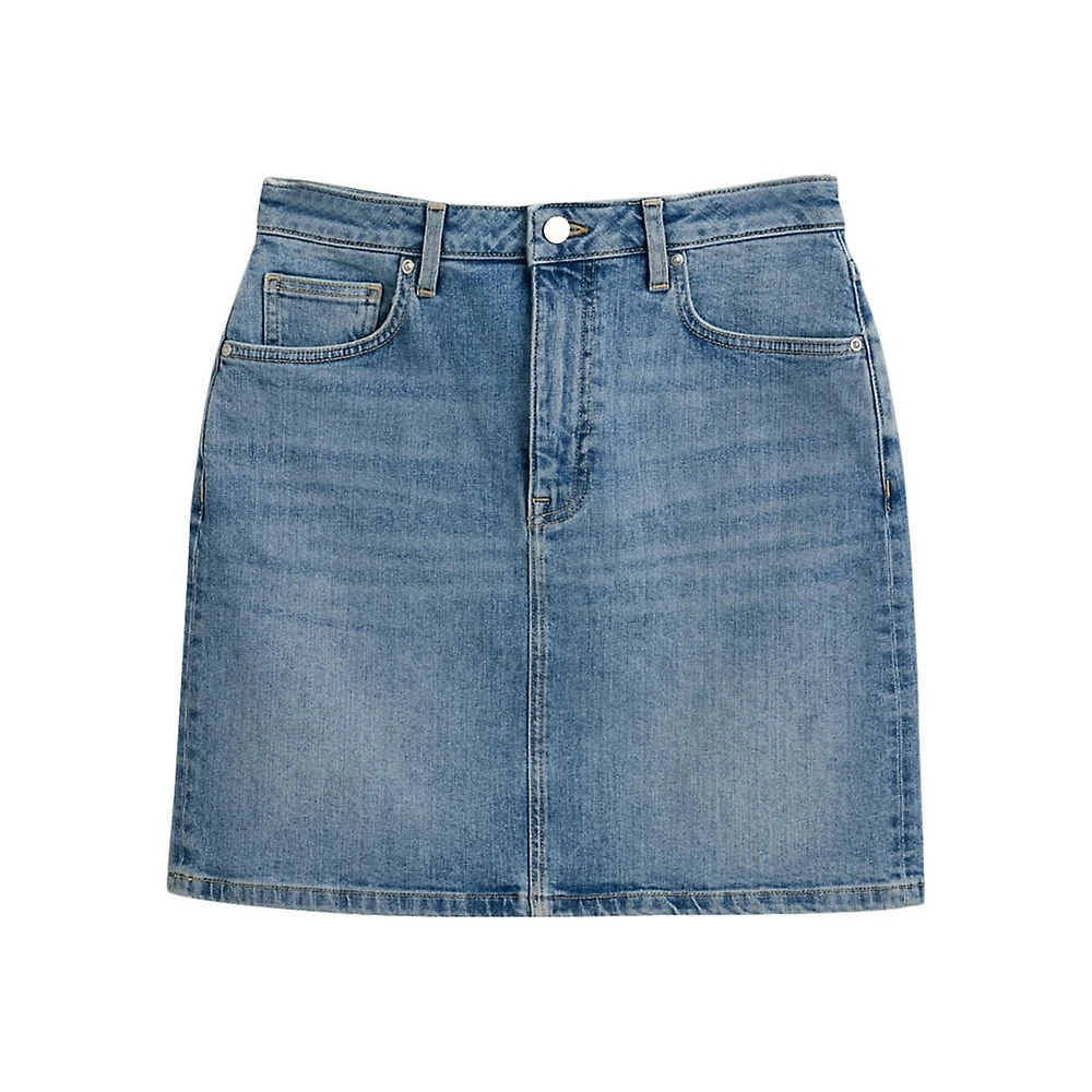 5-Pocket Denim Mini Skirt